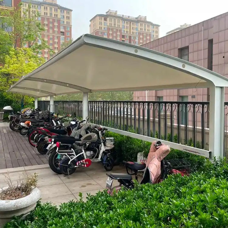 乐安县膜结构电动车棚